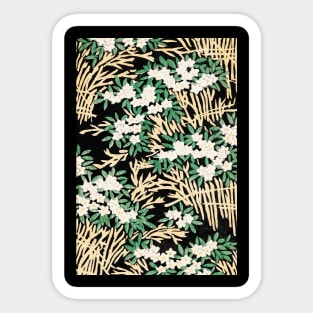 Forest - Antique Japanese Blockprint Sticker